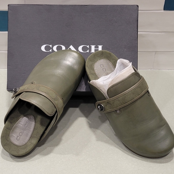 COACH Blake Clog With Signature Canvas Jacquard [EUC] - Picture 9 of 15